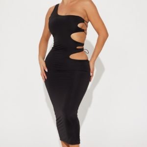 Maya Ribbed Midi Dress